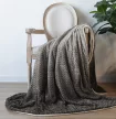 Naturtex sherpa design kétoldalas pléd - Ombre Grey 150x200 cm