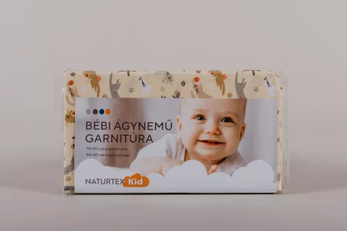 2 részes Baby ágyneműhuzat/Cicás