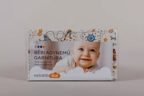 2 részes Baby ágyneműhuzat/Kalózos