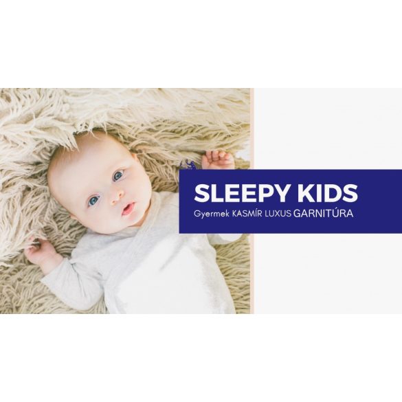 Sleepy-Kids gyermek kasmír garnitúra 100% gyapjú