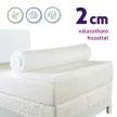 Ortho-Sleepy Memory Topper fedőmatrac 2 cm memory Silver Protect huzattal