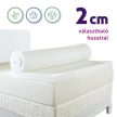 Ortho-Sleepy Memory Topper fedőmatrac Silver Protect huzattal