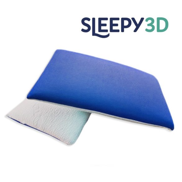Sleepy 3D Memory párna kék huzattal