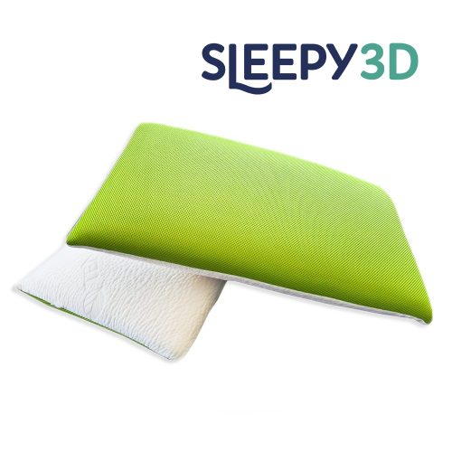 Sleepy 3D Memory párna zöld huzattal