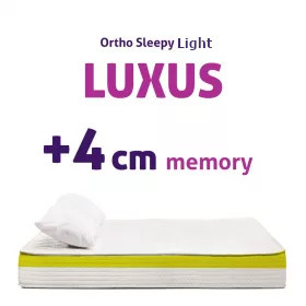 Light Luxus matrac - 4 cm memory réteggel
