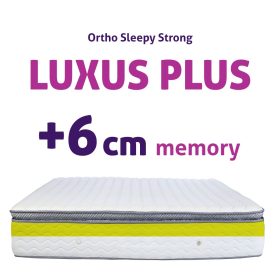 Strong Luxus Plus matrac - 6 cm memory réteggel