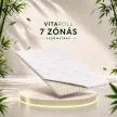 Vitaroll - Akupresszúrás 7 zónás Fedőmatrac Komfortosít/Puhít