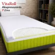 Vitaroll - Akupresszúrás 7 zóna+ 2cm HR EcO hab Kiegyenlítő Fedőmatrac Bamboo huzattal 90x200cm