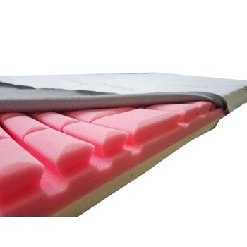   VitaRoll - Red 7 zónás  + 2cm HR EcO hab, Kiegyenlítő Fedőmatrac Aloe Vera huzattal 160x190cm