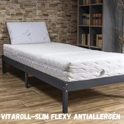VitaRoll - Slim Flexy Matrac, Antiallergén huzattal, 90x200cm
