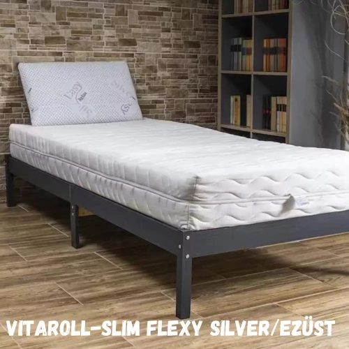 VitaRoll - Slim Flexy Matrac, Silver/Ezüst huzattal, 180x200cm 