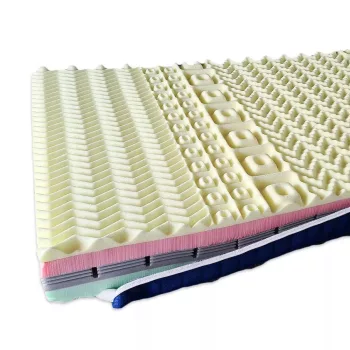 Ortho-Sleepy Relax 22cm magas habrugós +7 Zónás ortopéd matrac kék színben / 90x200 cm