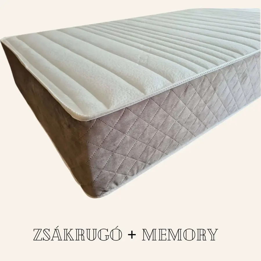 Ortho-Sleepy Zsákrugós matrac, memory réteggel 25 cm magas