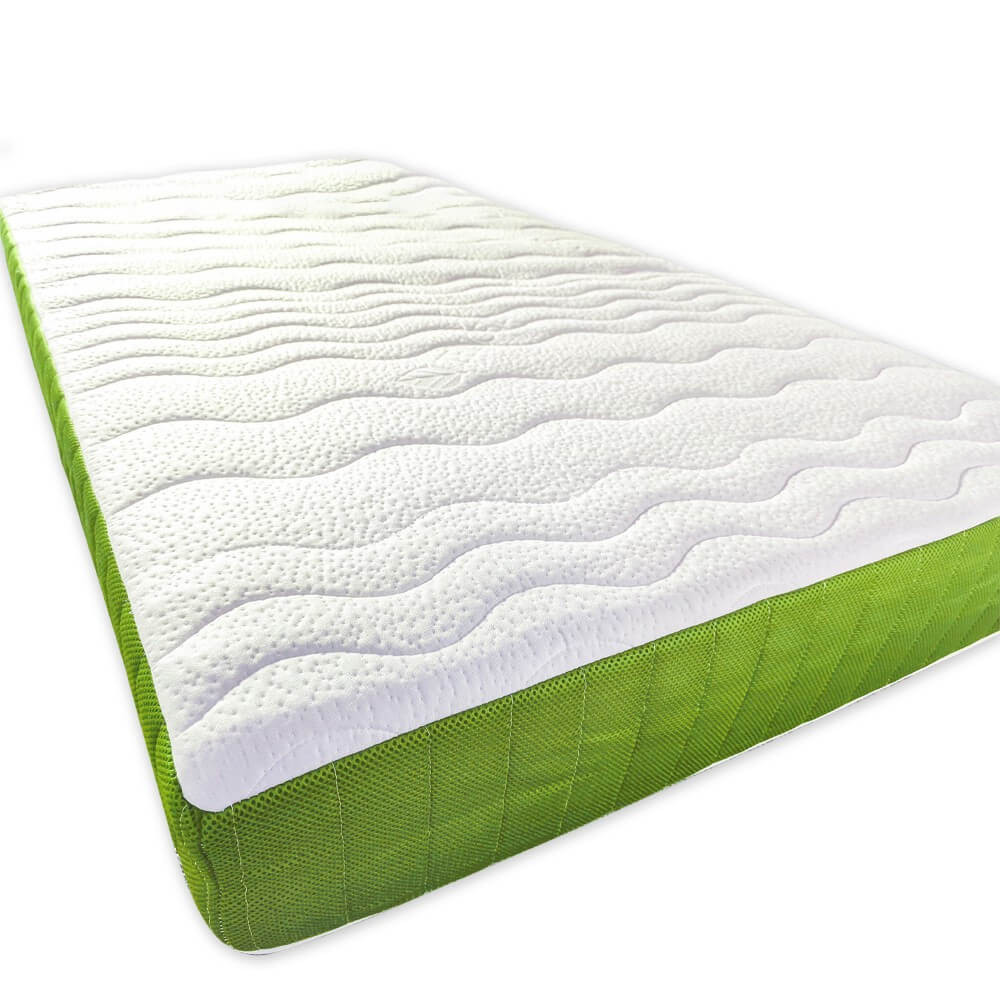 Ortho-Sleepy Relax 20 cm magas habrugós +7 Zónás ortopéd matrac zöld színben / 90x200 cm