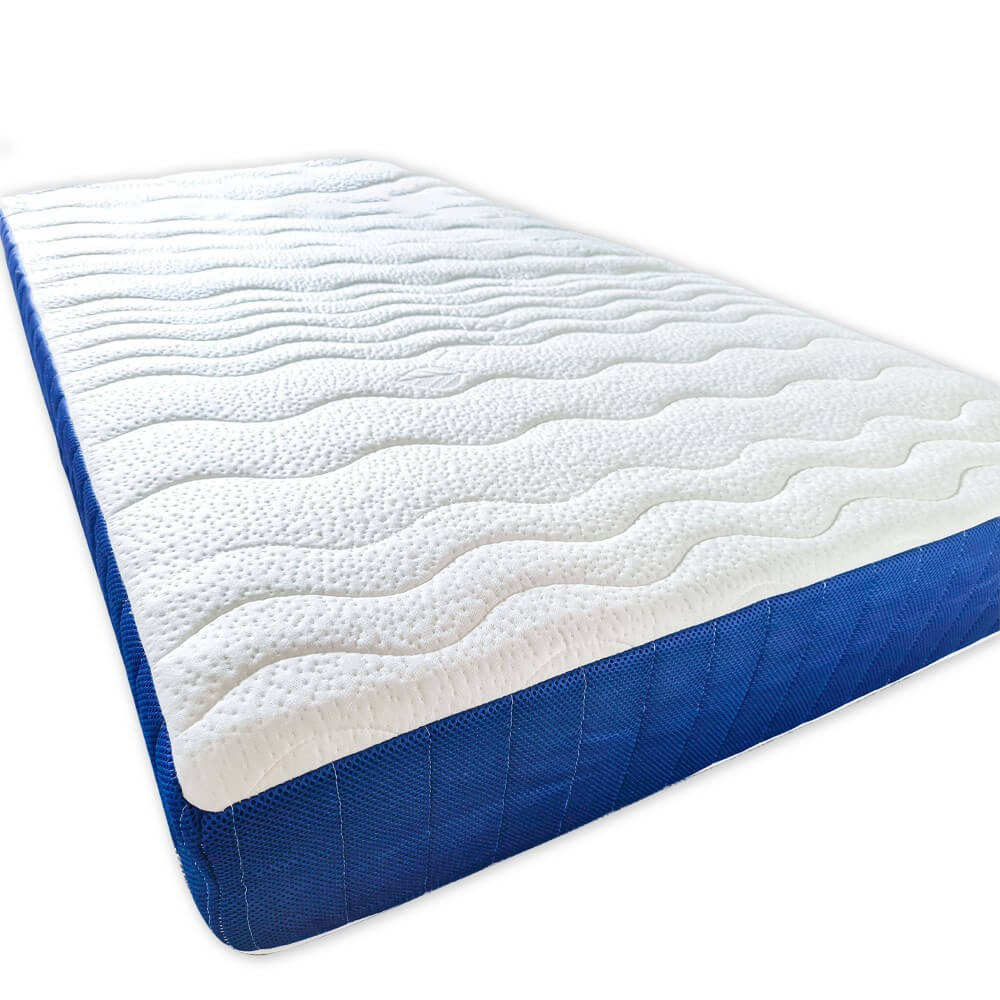 Ortho-Sleepy Relax 20 cm magas habrugós +7 Zónás ortopéd matrac kék színben / 90x200 cm
