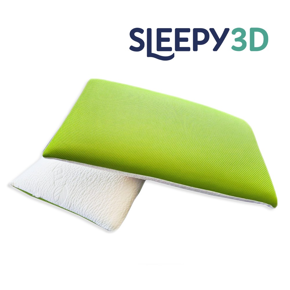 Sleepy 3D Memory párna zöld huzattal 40x70 cm